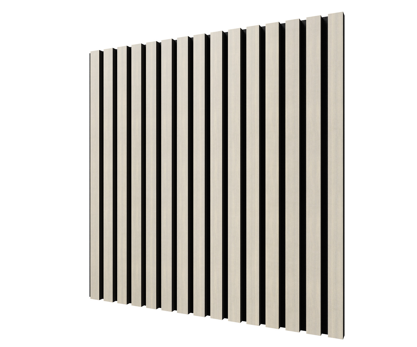 МДФ стеновая панель акустическая Cosca Decor Монако Дуб Клэр Светлый черный войлок 600×600×21